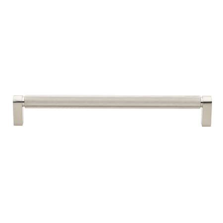 Gliderite Hardware 8-3/4 in. Center to Center Knurled Bar Pull Satin Nickel, 25PK 4788-224-SN-1
